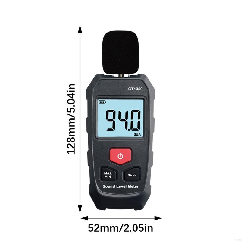 High Precisions Digital Sound Level Decibel Meter For Home Offices Industrial Noise Measurement With Backlits Display