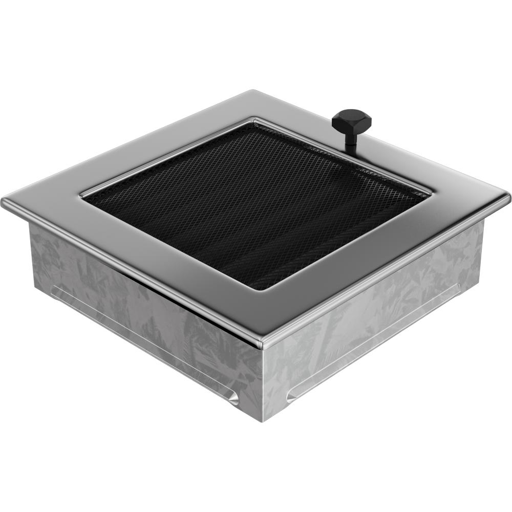 Vent Cover 17x17 Nickel - Plated with Blinds