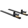Pallet Forks, 4000 Lbs Capacity Clamp On Pallet Forks, 60" Tractor Bucket Forks, Heavy Duty Front Loader Attachment for Tractor, Loader Bucket, Skid