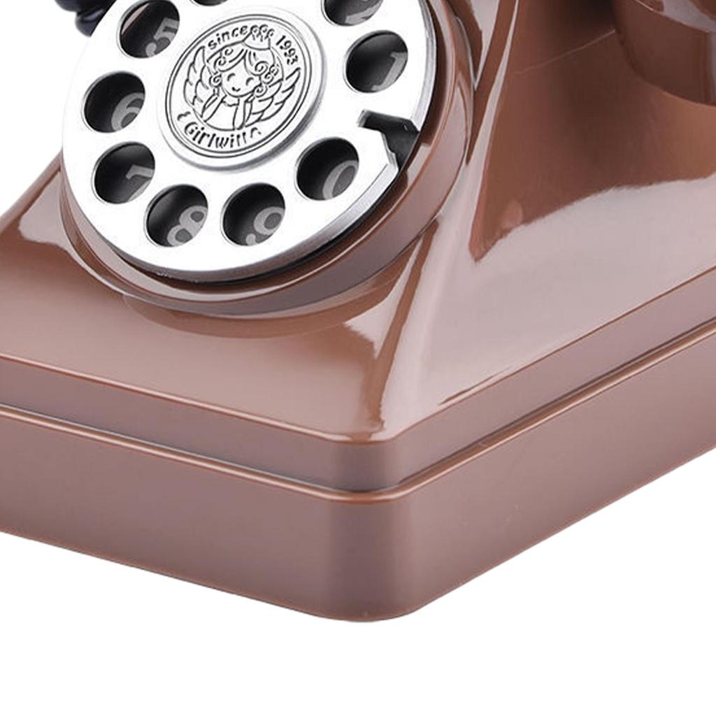 Retro-Telefon-Sparschwein, Ornamente, Cartoon-Wechselbehälter, Telefon, Geldsparbox für Wohnzimmer, Zuhause, Schreibtisch, Schlafzimmer, Regal