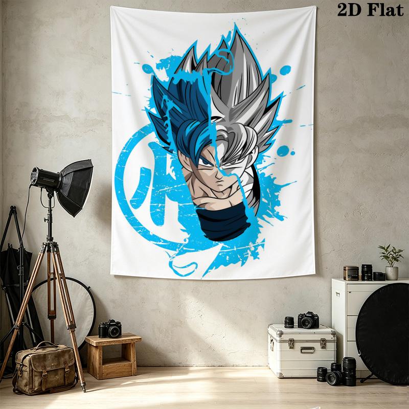 Dragon Ball Super Wall Tapestry Aesthetic Wall Hanging Printed Fabric Blanket Decorative Tapestries For Bedroom Living Room Home Decor