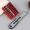 Space Saving Multi Function Ratchet Screwdriver for Difficult Angles Compact Versatile Tool for Office and Home Fixing
