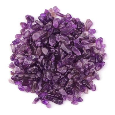 100g Faux Amethyst Chips DIY Kristall Quarz Stein Rock Mini Terrarien Dekor