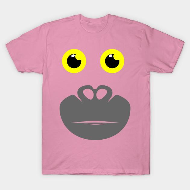 T Shirt Women Gorilla Face T Shirt Harajuku Print Kawaii Tshirt Summer Short Sleeve Female T-Shirt Top Tee