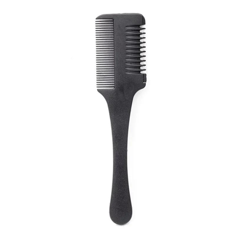 1 Pcs Trimmer Black Handle New Hair Razor Cutting Thinning Comb with Blades DIY Hairs Care Brush Salon Accessories Professional