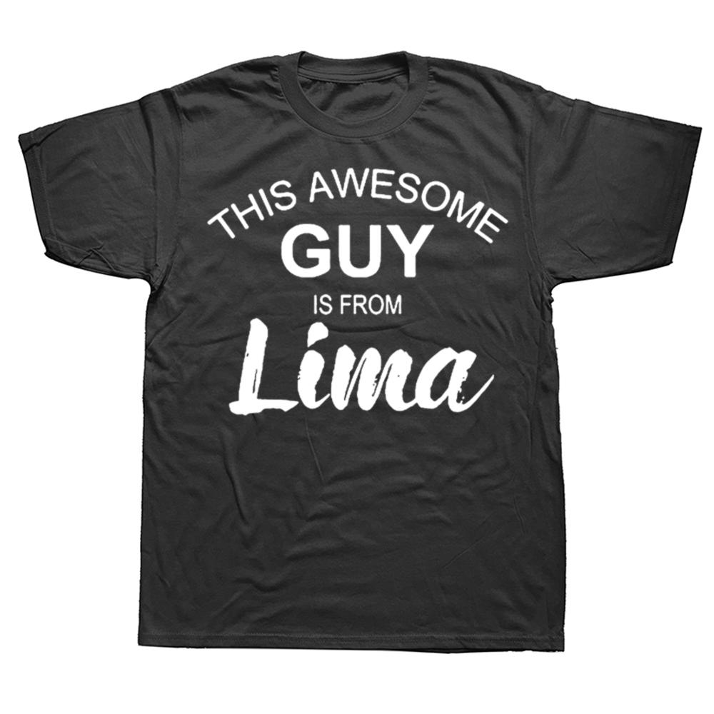 

Funny This Guy Lima Peru Graphic T-shirts Men Women s Fashion Casual Tshirt 100% Cotton Loose Oversized T Shirt Summer - Men ... S разноцветный