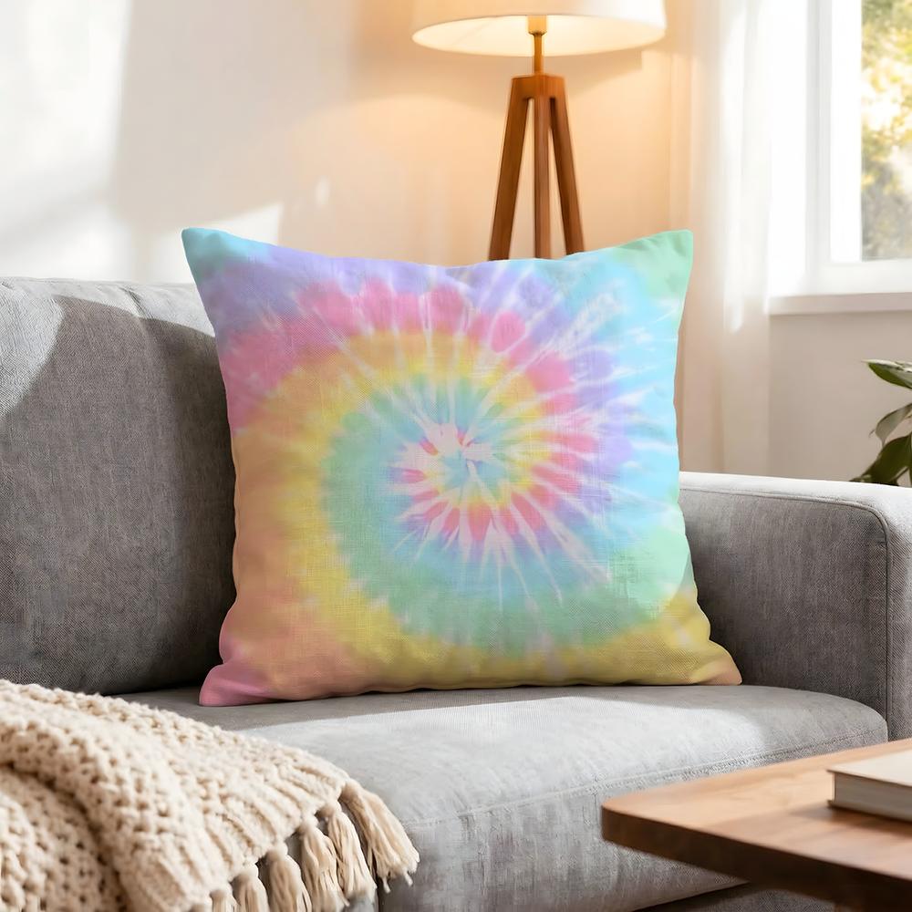 Pattern Tie Dye Pattern Cushion Cover 1Pcs Decorative Covers Soft Cushion Case For Sofa Couch Decor 40X40 45X45 Pillowcases