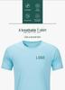 Custom Quick-Dry Short Sleeve Round Neck Sports Shirt with DIY Logo Printing