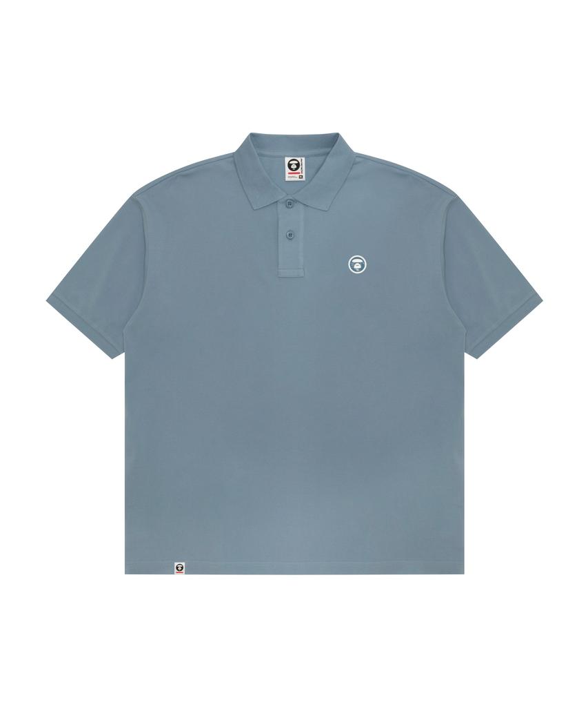 Eipeu Aapenow Moonface Logo Polo Shirt Sky Blue / Aappom1813Xxqble