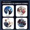 Dual Wireless Handheld Microphone & Trolley Speaker for Live Broadcasts and Home Karaoke