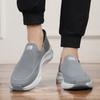 New Comfortable Super Light Thick Soled Slip-on Flying Elastic Mesh Socks Shoes Men's Casual Sports Walking Shoes