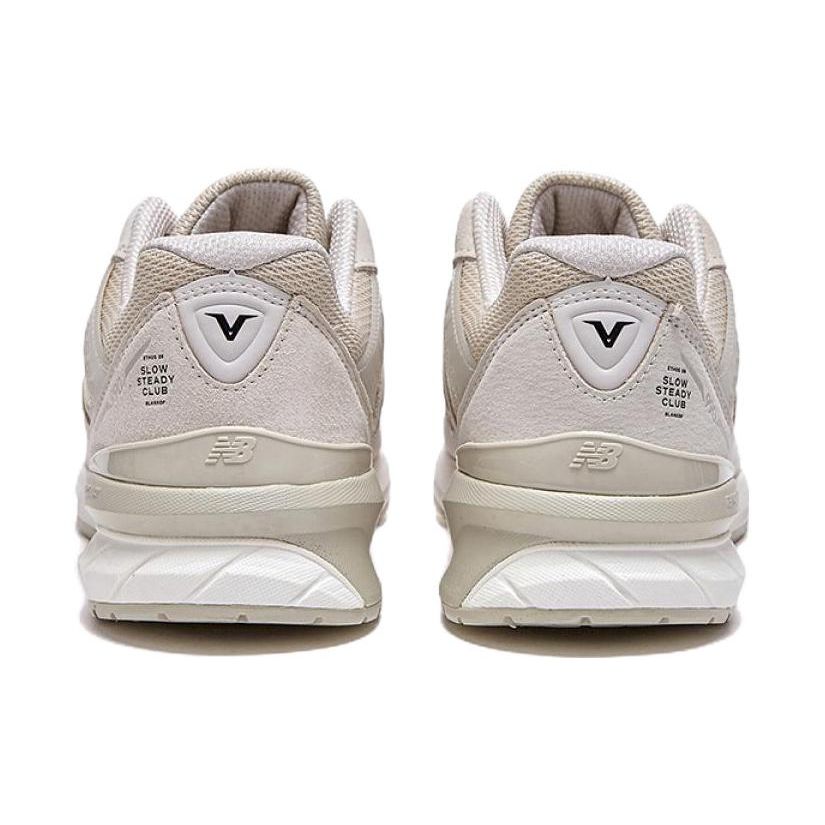 Slow Steady Club X New Balance 990v5 Made In USA Paper Unisex Sneakers Cream Ivory M990AA5