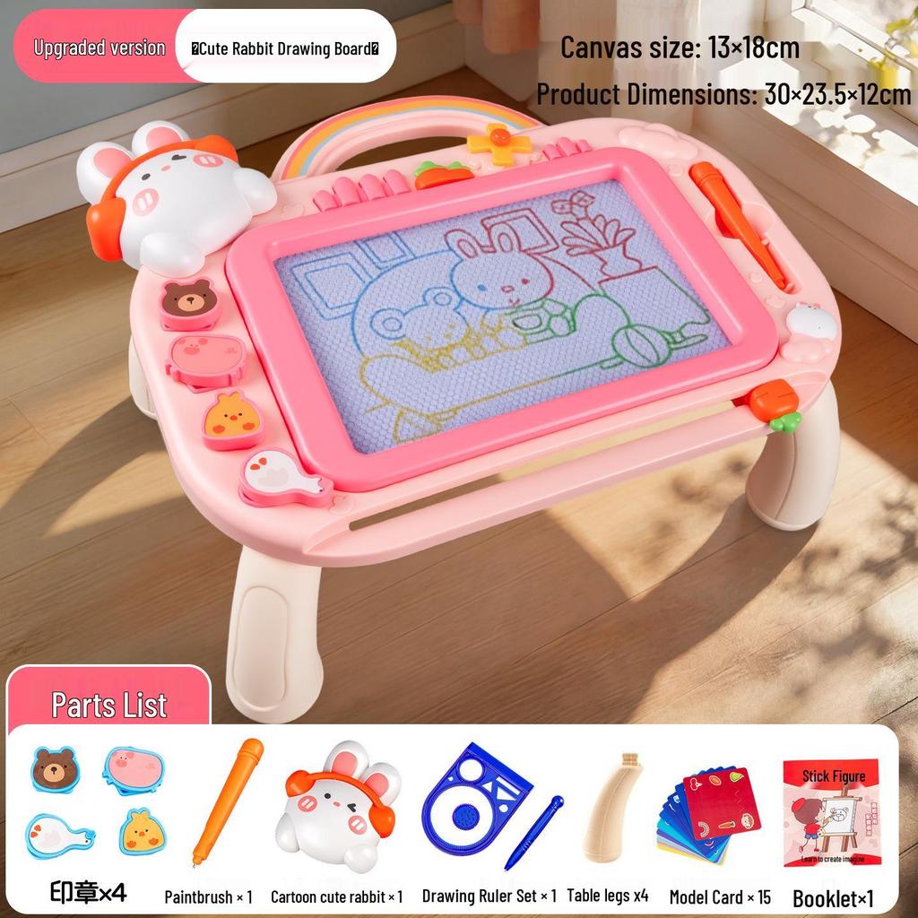 Children's Magnetic Drawing & Writing Board: DIY Painting Table & Graffiti Toy for Early Education