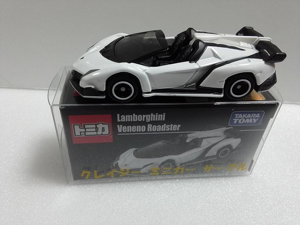 Tomica Not for Sale Overseas Limited Lamborghini Veneno Roadster Crazy Mini Car Circle with case 2 (Japanese packaging)