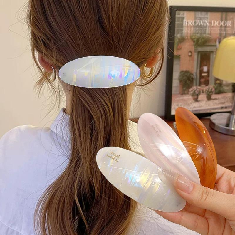 5pcs New Retro French Hairclips Barrettes Acetate Hair Side Clip Non-slip Headwear Korean Fashion for Girls Headdress Decoration