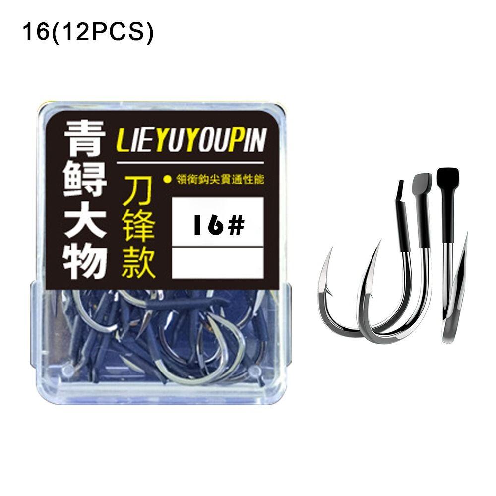1Box High Carbon Steel High-carbon Steel fishhook Wacky Weedless Worm Wide Gap fishing hook Soft Worm Bass Fishing Fishing Hooks