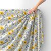 Royal Samt Stoff Polyester Zum Nähen - Motiv Blumen - Rdx2740