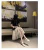 Women's 2025 Summer Korean Style Pointed Toe Closed Slippers with Belt Buckle & Chunky Heel