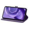 For Motorola Edge 30 Neo 5G/Edge 30 Lite 5G Wallet Stand Phone Cover Embossed Mandala Pattern PU Leather Flip Phone Case