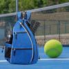 Versatile Pickleball Backpack Paddle Mesh Pocket Adjustable Strap Waterproof Oxford Cloth Stylish Bag Outdoor Sports Badminton Table Tennis