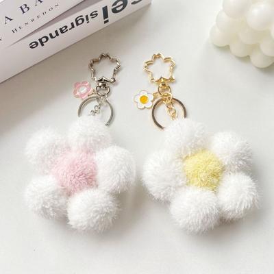 Bag Decoration  Key Buckle Car Key Ring Ornaments Cartoon  Pendant Flower Keychain Backpack Charms Stuff
