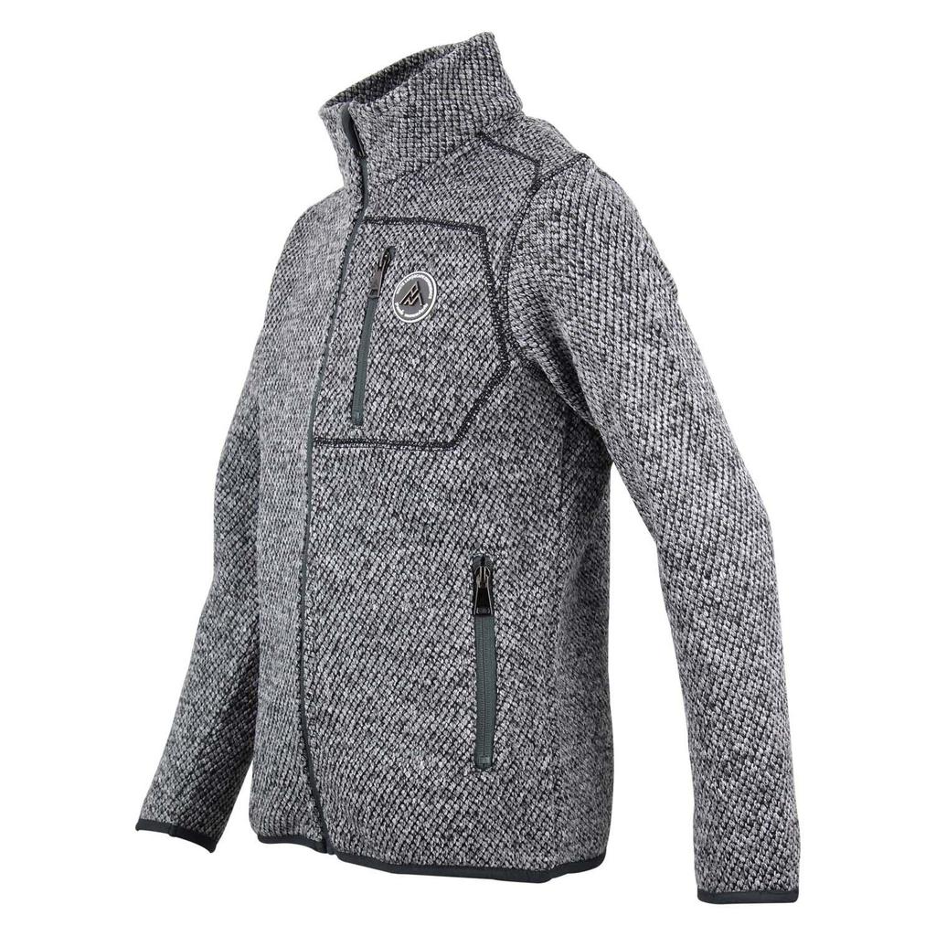 Peak-Mountain Kids fleece jacket full zipper grey