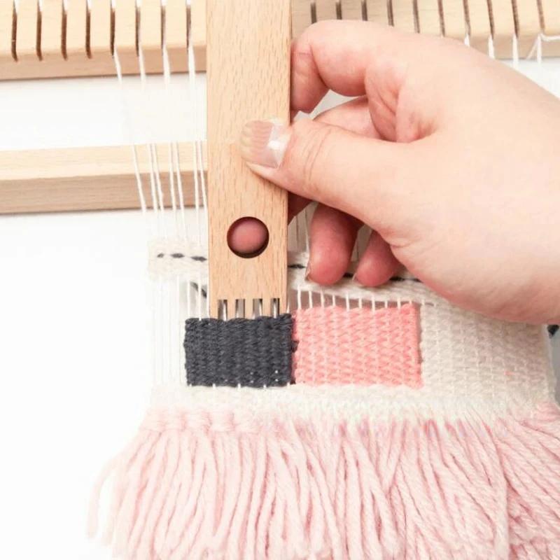 Upgrade Your Tapestry Weaving Experience with Double-ended Wide and Narrow Comb Accessories