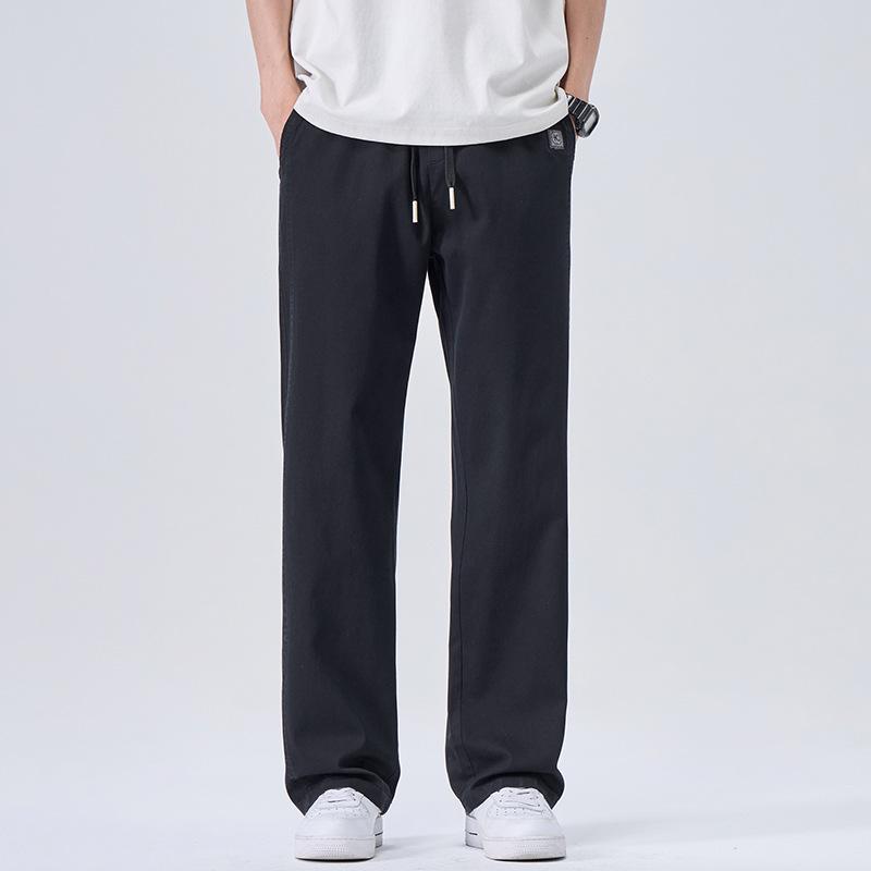 Jeans for Boys with Loose Drapes, Cool and Pure Straight Trousers In Summer