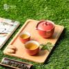 Luba Hui Lan Frosted White Porcelain Tea Set