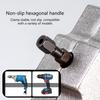 Efficient Metal Cutter Professional Grade Metal Turbo Shear Attachment Converts Drill Into Sheet Metal Cutter
