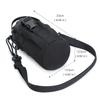 Portable Insulated Water Bottle Holder With Adjustable Strap And Mesh Side Pocket For Outdoor Hiking Camping Travel