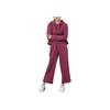 Nike Solid Color Logo Print Lace-Up Knitted Wide-Leg Trousers Women bottoms Pink CJ2666-528