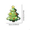 Tappeto Rettangolare Albero di Natale per Decorazioni Natalizie, Tappetino Antiscivolo per Bagno