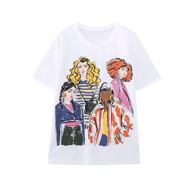 Sivatu Short Tshirt Womens Traf Sleeve Tee Tops Summer Y2k Streetwear Shirts Fashion Woman Blouse 2023 Summer T Shirt Female