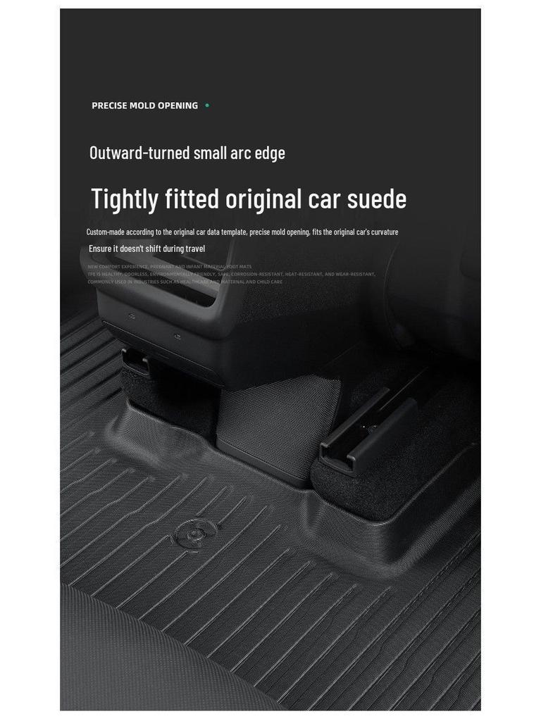 Tesla Model Y Dirt-Resistant TPE Floor Mats