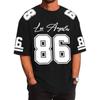 Men Oversized Streetwear Tshirts for Men Number  Print Jerseys Shirt Casual Tee Top
