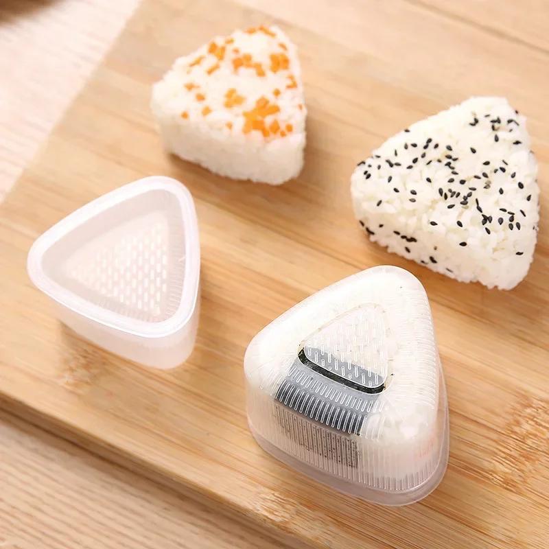 1/2Pcs  Triangle Sushi Mold Onigiri Rice Ball Bento Sushi Make Mold DIY Tools Utility Kitchen Accessories