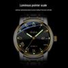 Ailifeida Men's Quartz Watch: Hollow Design, TikTok Streaming, Waterproof, Business Style, Calendar Feature.