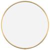 Vidaxl Wall Mirror, Gold, Ø 30 Cm, Round