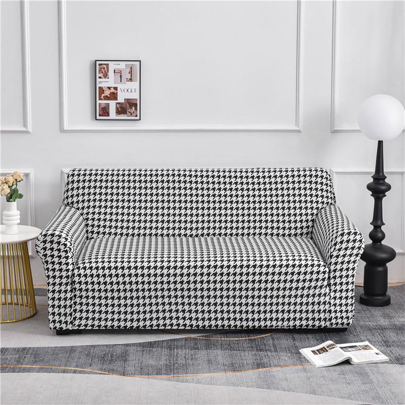 S-emiga Floral Printed Sofa Covers for Living Room Elastic Stretch Slipcover Sectional Corner Sofa Covers 1/2/3/4-seater