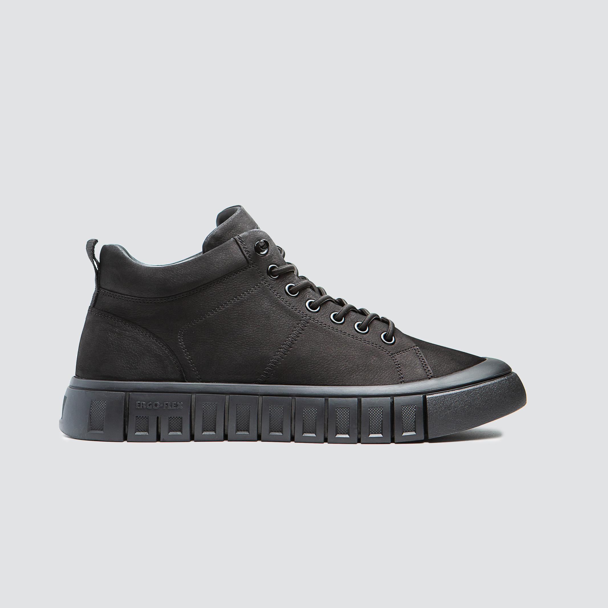 

Men’s Nubuck Sneakers – Fleece Lining – Removable Antibacterial Insole – Durable TPU Sole – Casual & Smart-Casual 46 чорний