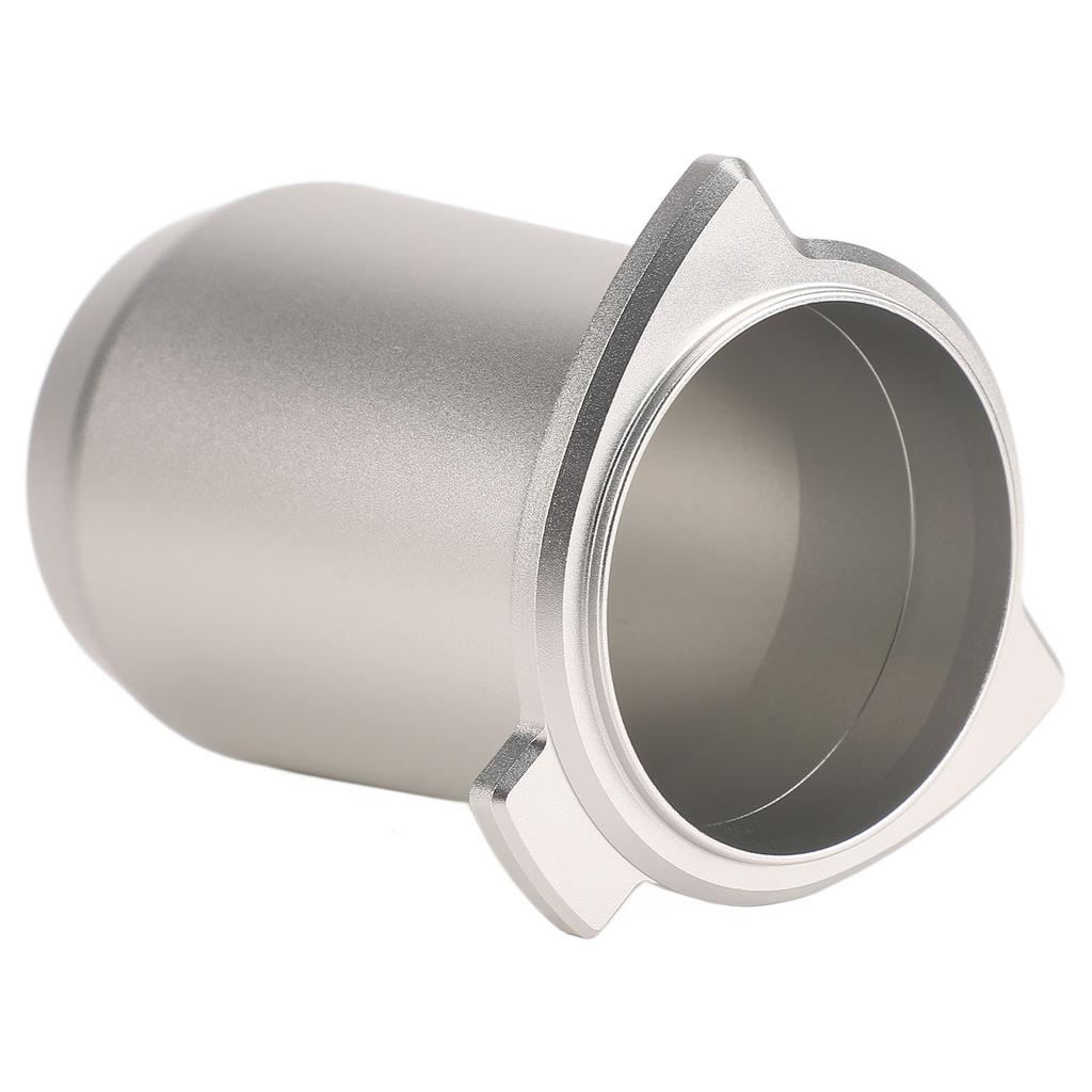 Coffee Powder Cup 54mm Aluminum Alloy Powder Feeder Cup Compact Lightweight Anti Flying Coffee Dosing Mug for 8