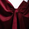 2024 Burgundy Velvet Sleeveless Top with Bow - European and American Winter Fashion Women's Clothing