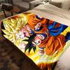 1 Stück Dragon Ball Z Aufdruck Flanelldecke, Hohe Qualität für alle Jahreszeiten, Heimdekoration, Wärme und Komfort, Perfekt für Weihnachtsgeschenke