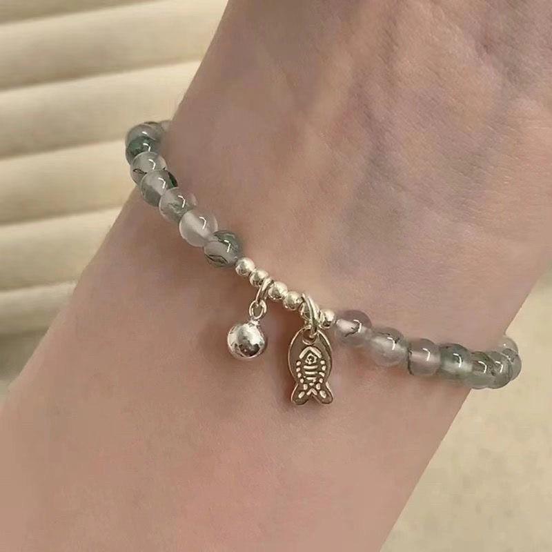 Trendy Pearl & Bead Bracelet: High-End Retro Design, Versatile for Women & Couples