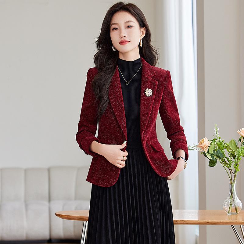 Women's Long-Sleeved Professional Suit Jacket - Style 8605