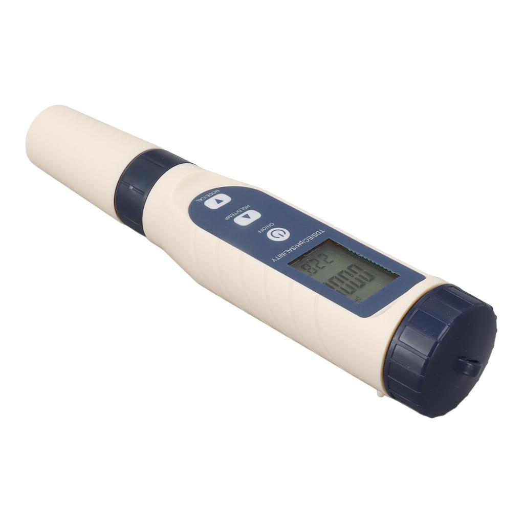5 In 1 Water Quality Tester TDS EC PH TEMP SALT IP65 Waterproof Multifunction Water Meter with