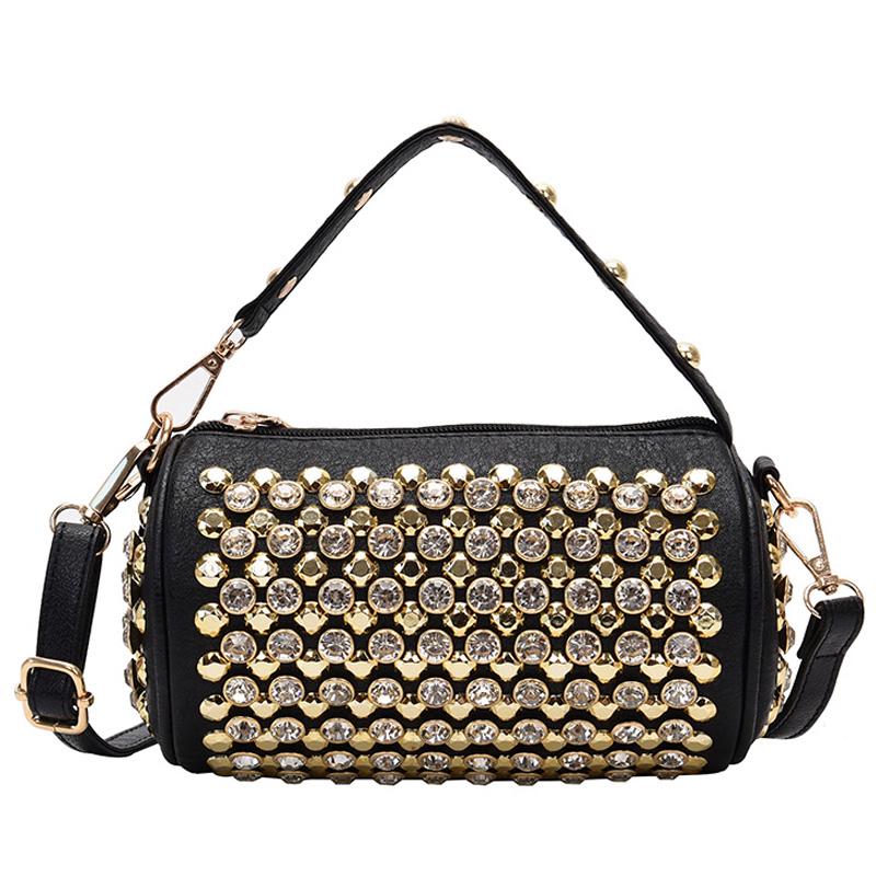 Модная квадратная сумка с блестками — фото 7