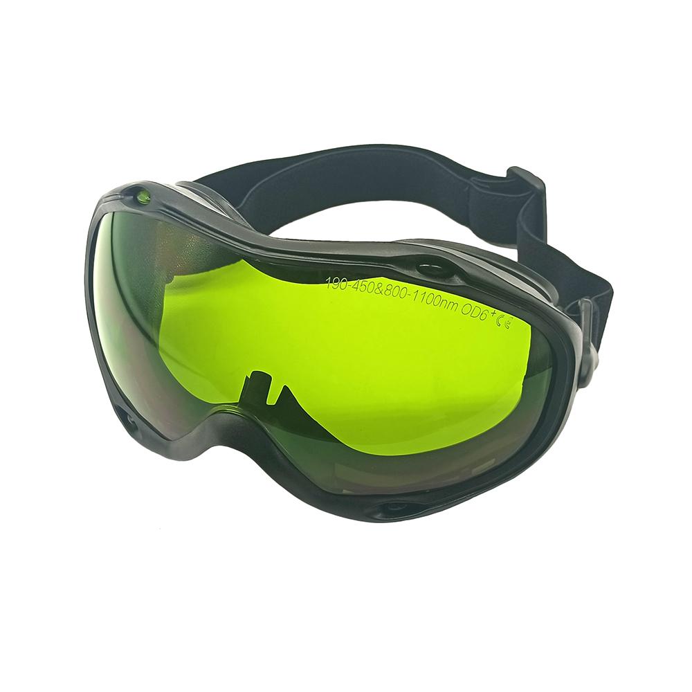 Infrared Laser Goggle Nd YAG Laser Safety Eye Protection Glasses for 1064nm 1070nm 1080nm Welding Cutting Cleaning Laser safety glasses зелёный
