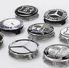 2025 Hot For Mercedes Benz 4PCS 75mm Car Wheel Center Hub Caps Cover for Mercedes Benz B/C/E/S Class A Class C200L GLC GLK CLA W